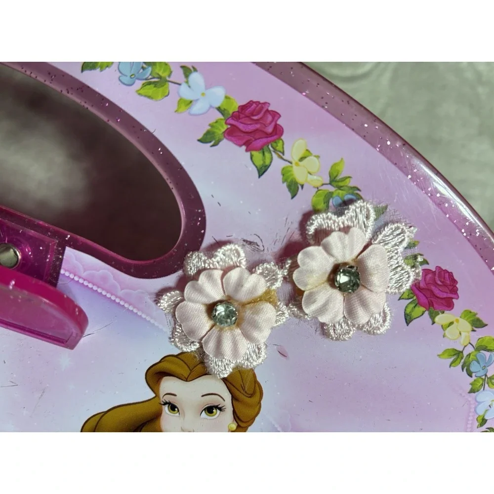 Disney Princesses Clipboard Pink Flowers 12x10